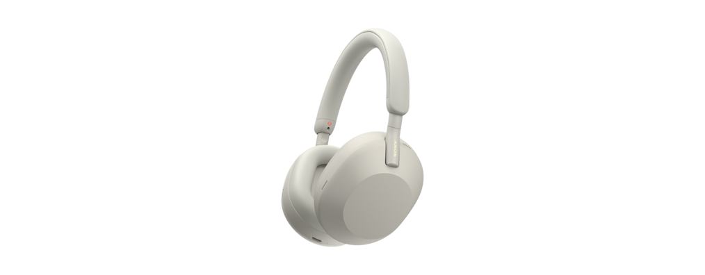 Image of White WH-1000XM5 headphones