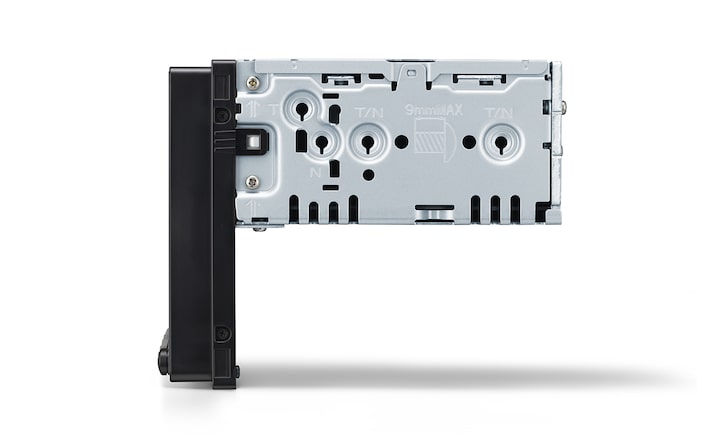 Image detailing the XAV-AX6000 17.6 cm (6.95) Digital Multimedia Receivers compact rear chassis