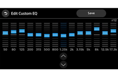 Image demonstrating the XAV-AX6000 17.6 cm (6.95) Digital Multimedia Receivers built-in DSP capabilities with sound processing and time alignment features