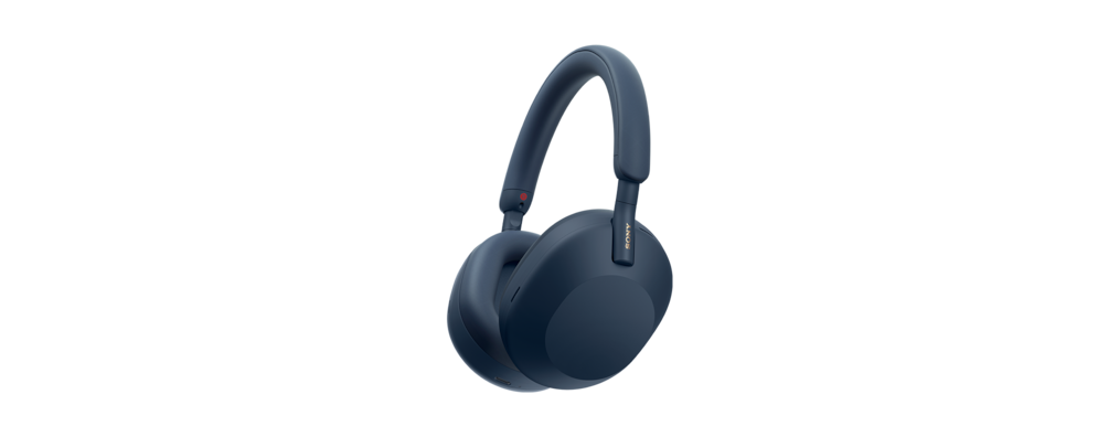 Image of Blue WH-1000XM5 headphones