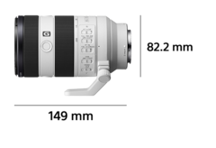 Product image showing left-side view of lens